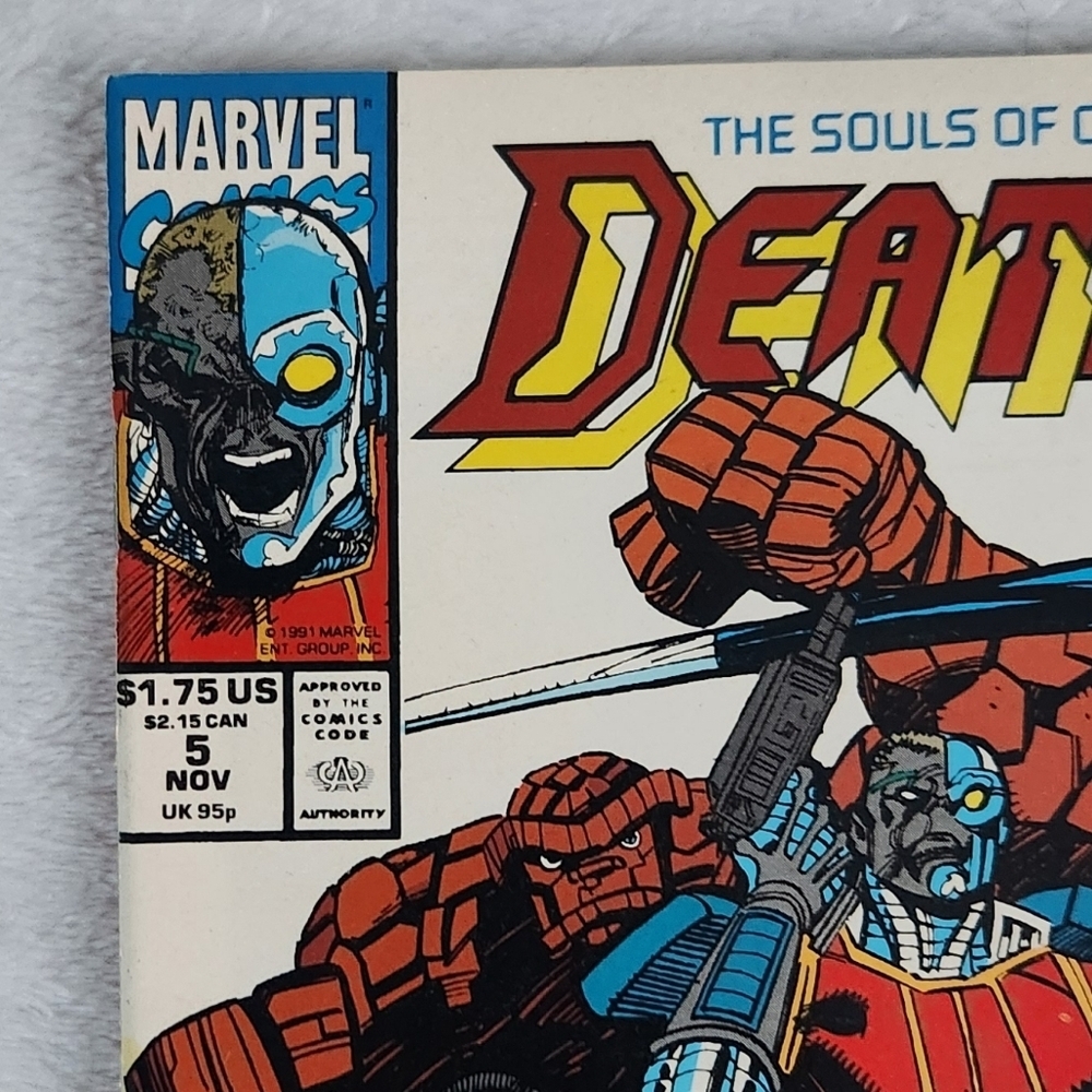 Vintage Marvel Comics DEATHLOK #5 | Nov 1991 | Guest X-Men & Fantastic Four - Picture 2 of 11